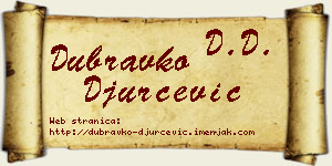 Dubravko Đurčević vizit kartica